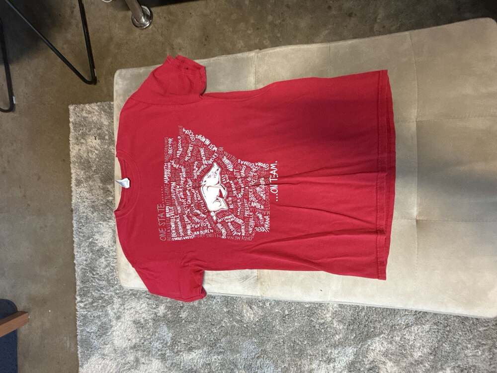 Gildan Arkansas Razorbacks Graphic T-Shirt Red Medium